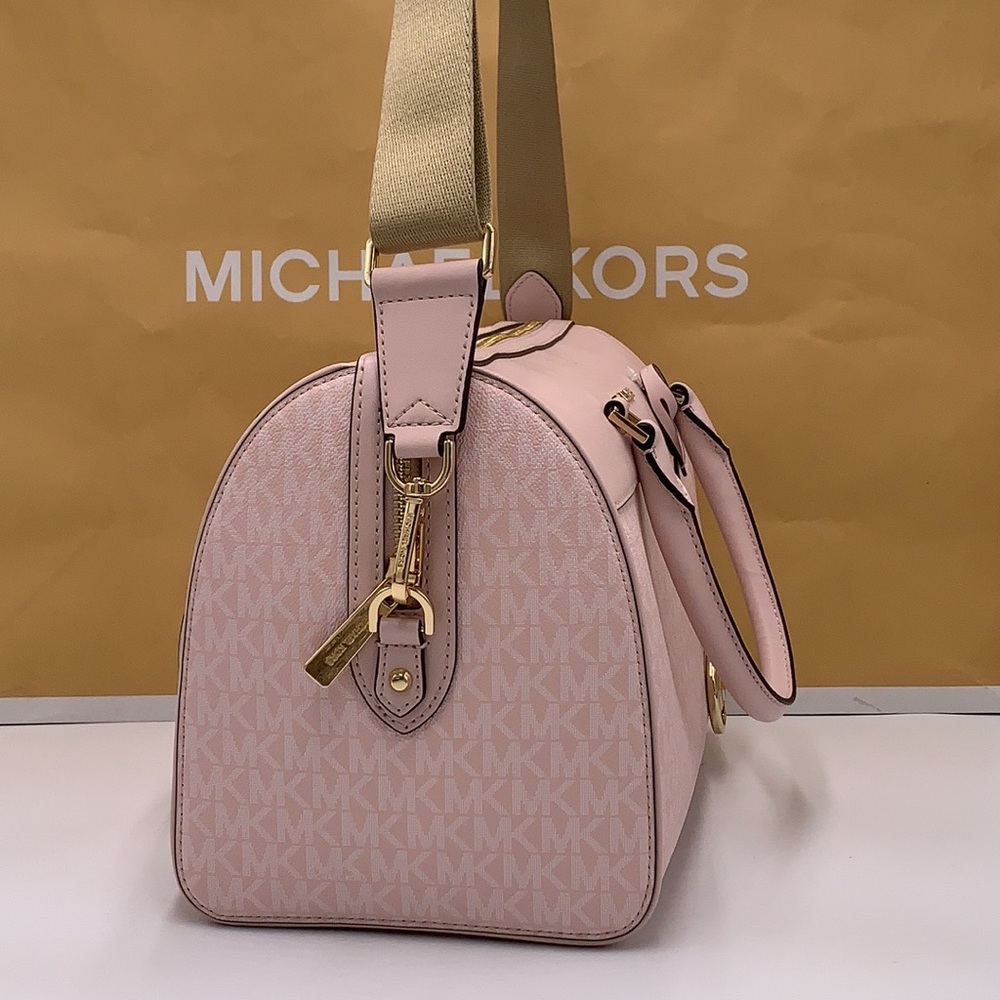 Michael Kors med Duffle Travel - Leather/Coated Light Powder Blush - Picture 5 of 16